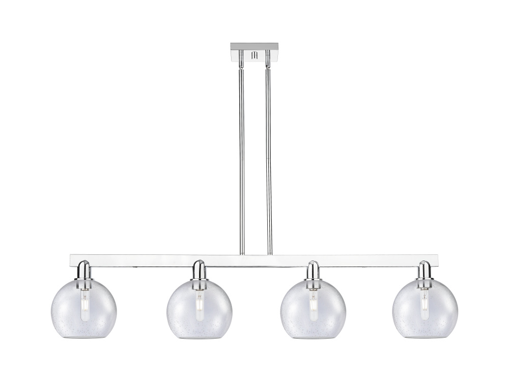 Athens - 4 Light - 51 inch - Polished Chrome - Stem hung - Island Light