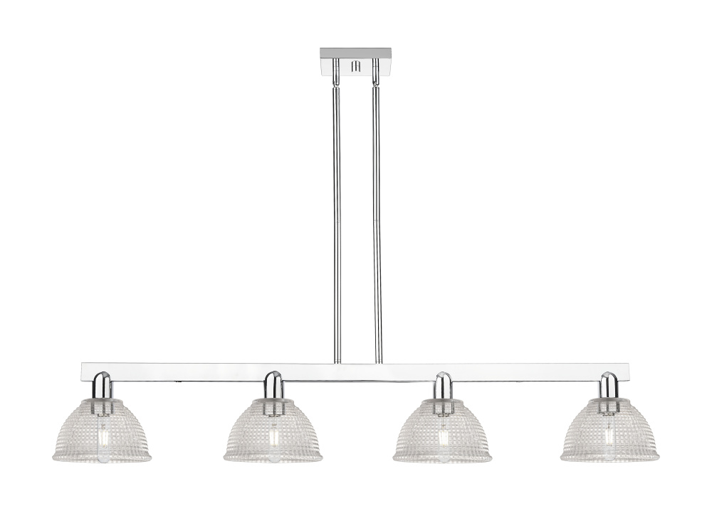 Arietta - 4 Light - 51 inch - Polished Chrome - Stem hung - Island Light