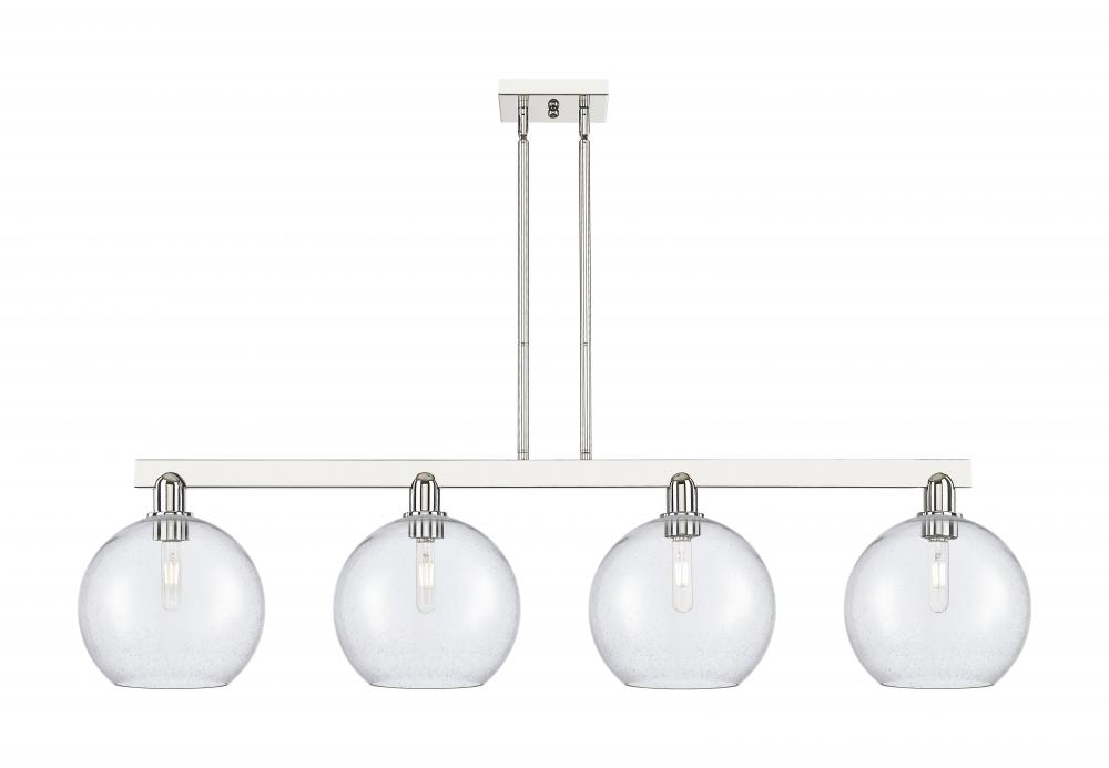 Athens - 4 Light - 53 inch - Polished Nickel - Stem hung - Island Light