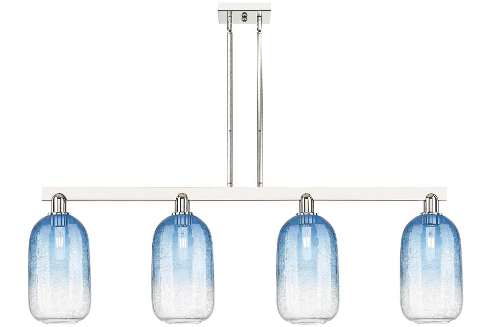 Brookhaven Cloche - 4 Light - 48 inch - Polished Nickel - Stem hung - Island Light