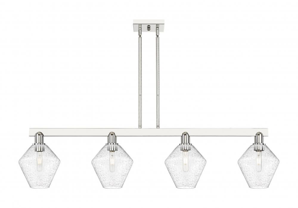 Cindyrella - 4 Light - 51 inch - Polished Nickel - Stem hung - Island Light