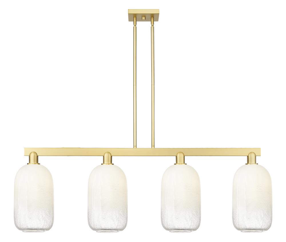 Brookhaven Cloche - 4 Light - 48 inch - Satin Gold - Stem hung - Island Light