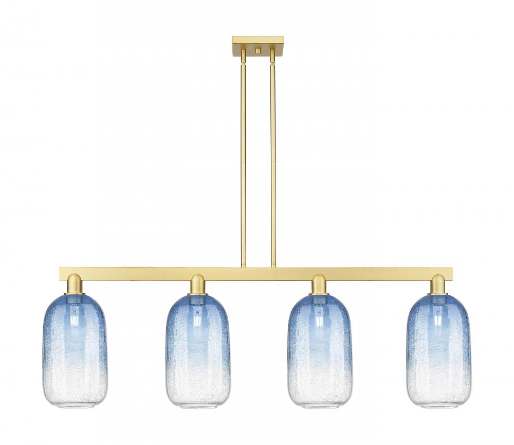 Brookhaven Cloche - 4 Light - 48 inch - Satin Gold - Stem hung - Island Light