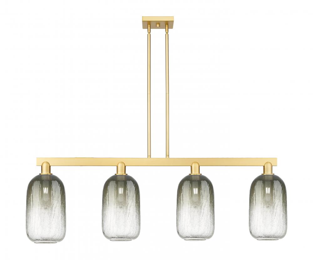 Brookhaven Cloche - 4 Light - 48 inch - Satin Gold - Stem hung - Island Light