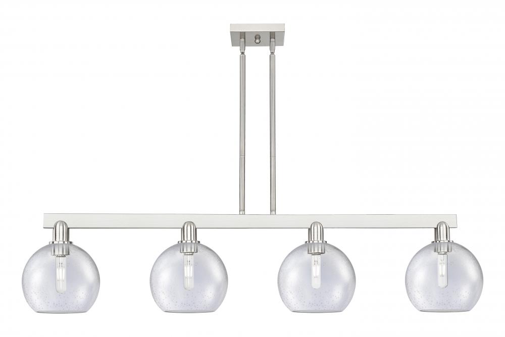 Athens - 4 Light - 51 inch - Brushed Satin Nickel - Stem hung - Island Light