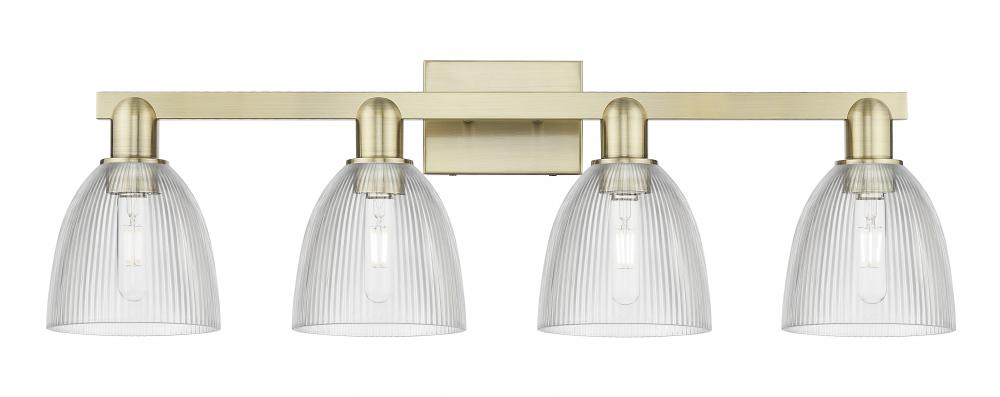 Castile - 4 Light - 33 inch - Antique Brass - Bath Vanity Light