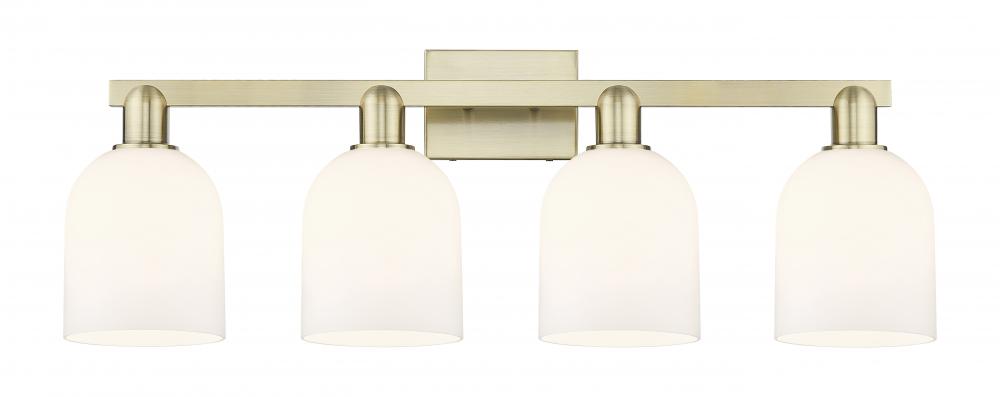 Bella - 4 Light - 33 inch - Antique Brass - Bath Vanity Light
