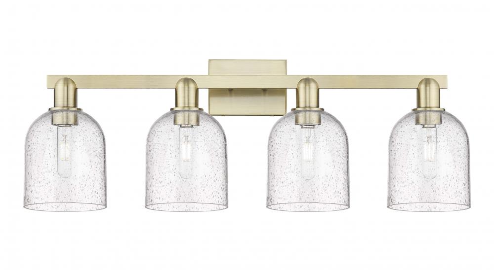 Bella - 4 Light - 33 inch - Antique Brass - Bath Vanity Light