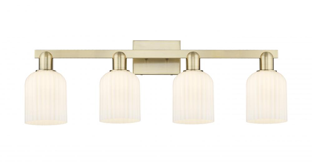 Bridal Veil - 4 Light - 36 inch - Antique Brass - Bath Vanity Light