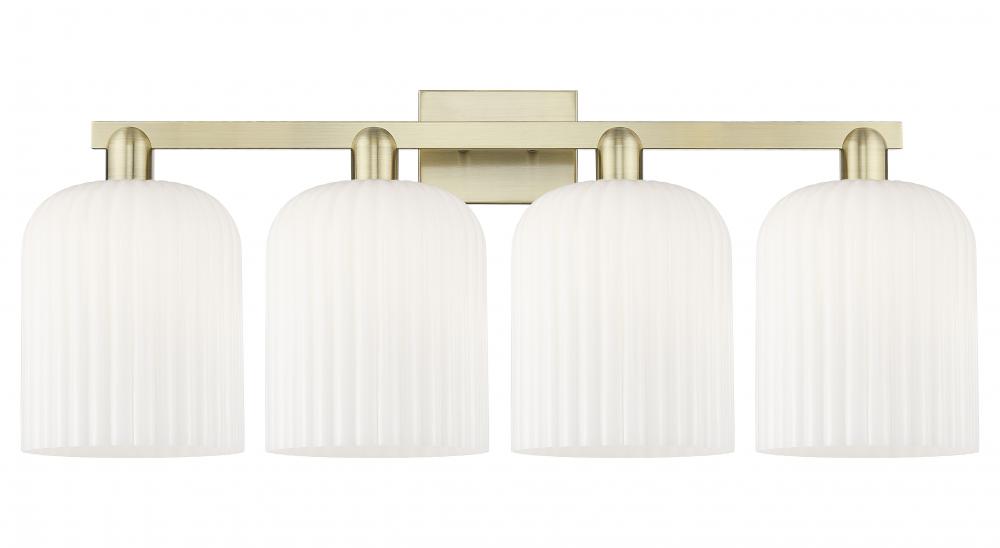 Bridal Veil - 4 Light - 35 inch - Antique Brass - Bath Vanity Light