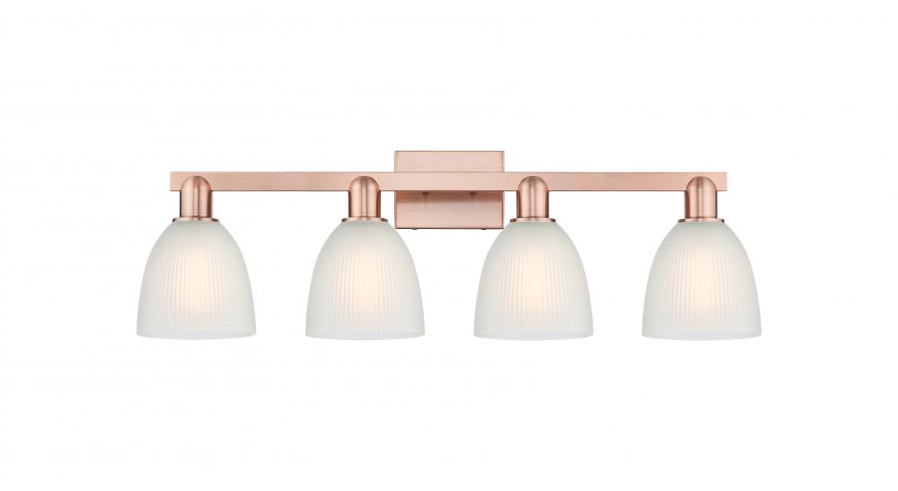 Castile - 4 Light - 33 inch - Antique Copper - Bath Vanity Light