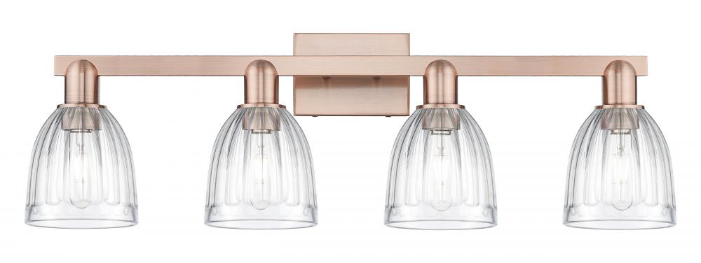Brookfield - 4 Light - 33 inch - Antique Copper - Bath Vanity Light