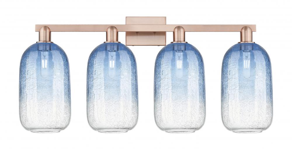 Brookhaven Cloche - 4 Light - 36 inch - Antique Copper - Bath Vanity Light