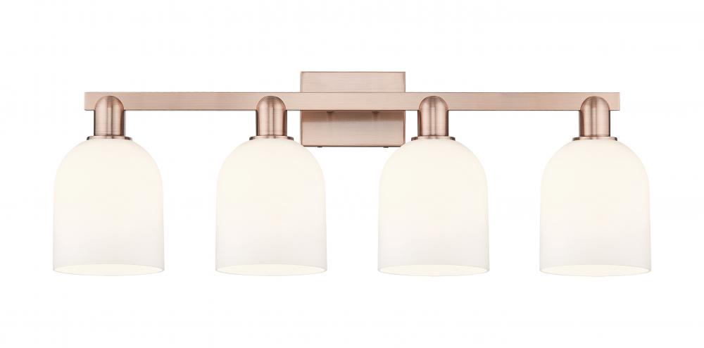 Bella - 4 Light - 33 inch - Antique Copper - Bath Vanity Light