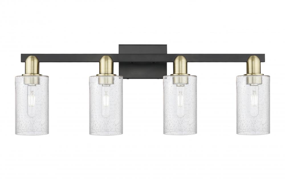 Clymer - 4 Light - 31 inch - Black Antique Brass - Bath Vanity Light