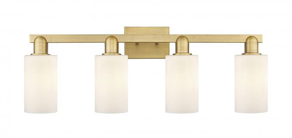 Clymer - 4 Light - 31 inch - Brushed Brass - Bath Vanity Light