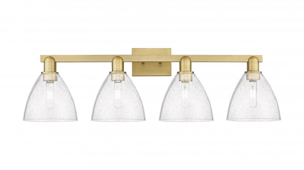 Bristol - 4 Light - 35 inch - Brushed Brass - Bath Vanity Light