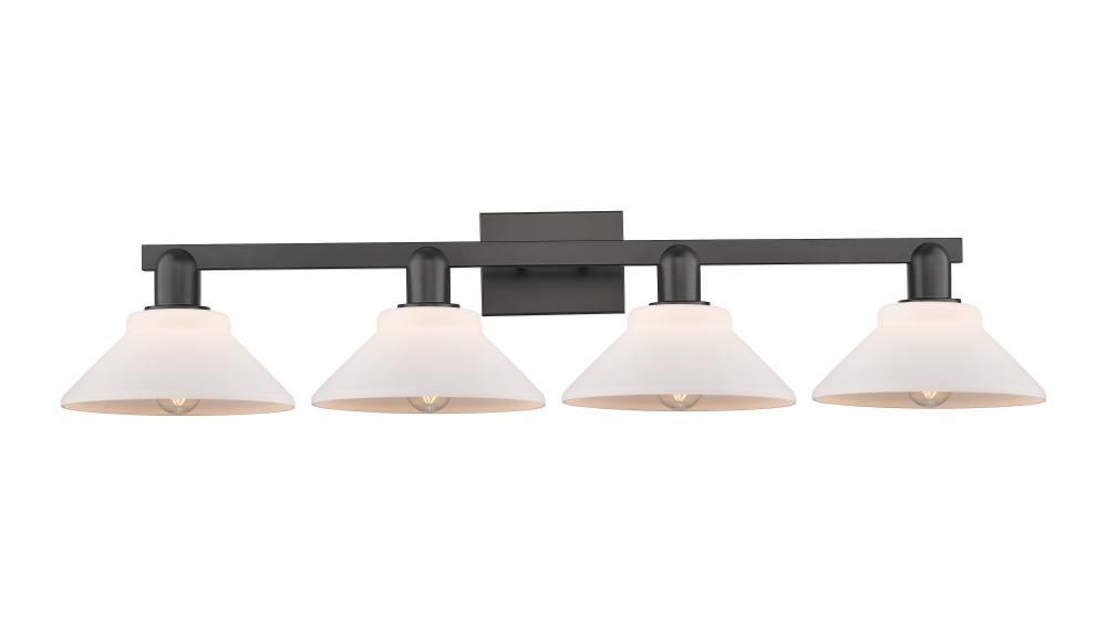 Orwell - 4 Light - 35 inch - Matte Black - Bath Vanity Light