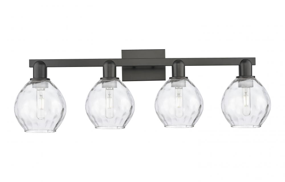 Waverly - 4 Light - 33 inch - Matte Black - Bath Vanity Light