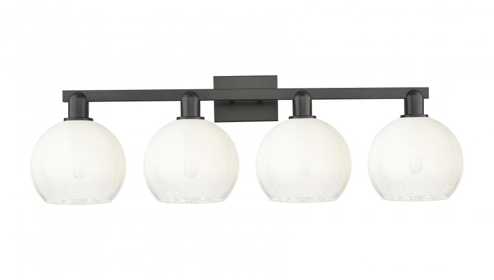 Brookhaven Globe - 4 Light - 36 inch - Matte Black - Bath Vanity Light