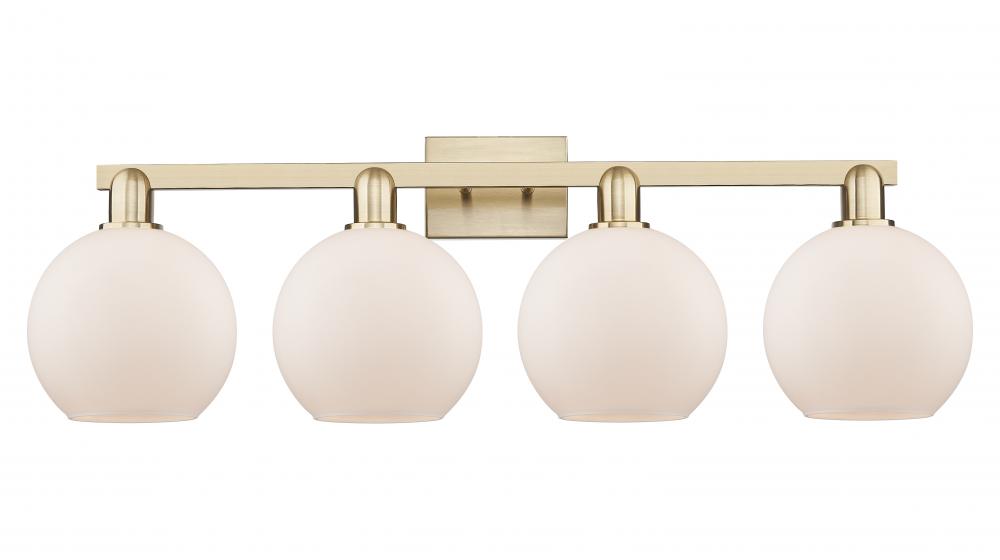 Athens - 4 Light - 35 inch - Champagne Bronze - Bath Vanity Light