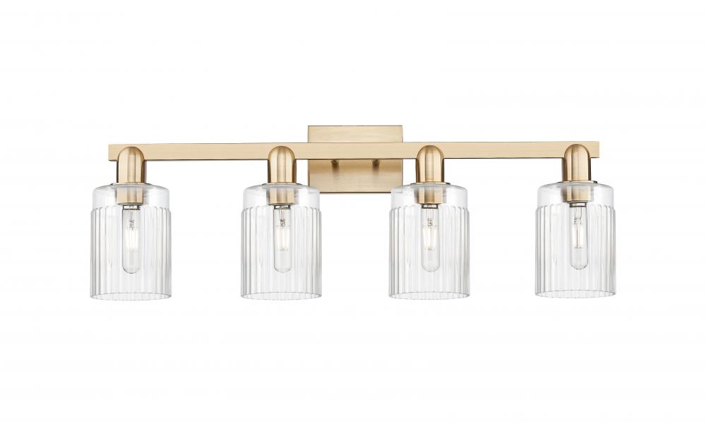 Hadley - 4 Light - 32 inch - Champagne Bronze - Bath Vanity Light