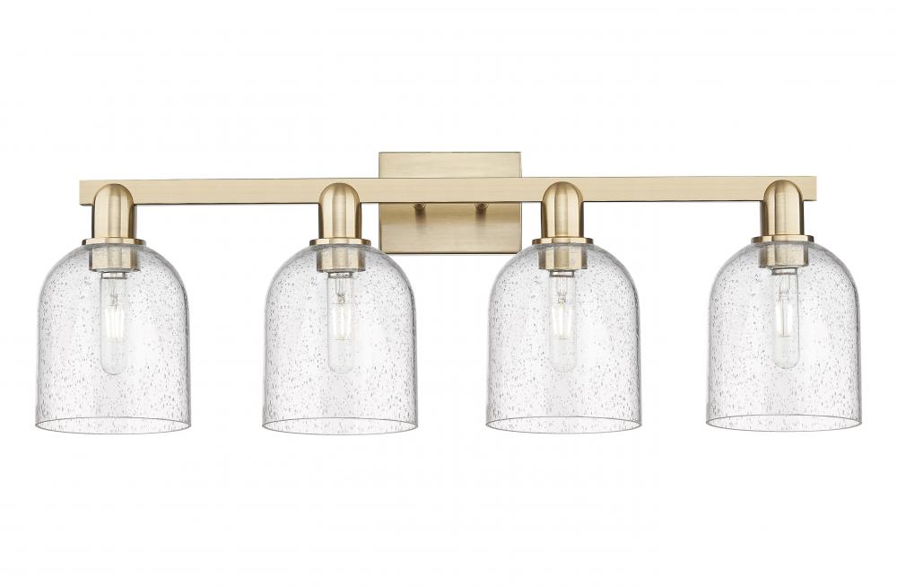 Bella - 4 Light - 33 inch - Champagne Bronze - Bath Vanity Light