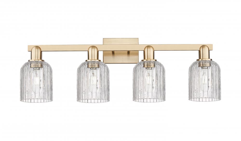 Bridal Veil - 4 Light - 36 inch - Champagne Bronze - Bath Vanity Light