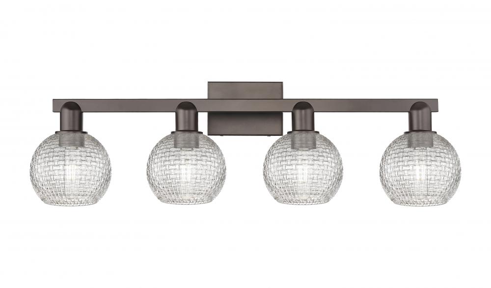 Athens - 4 Light - 33 inch - Oil Rubbed Bronze - Bath Vanity Light