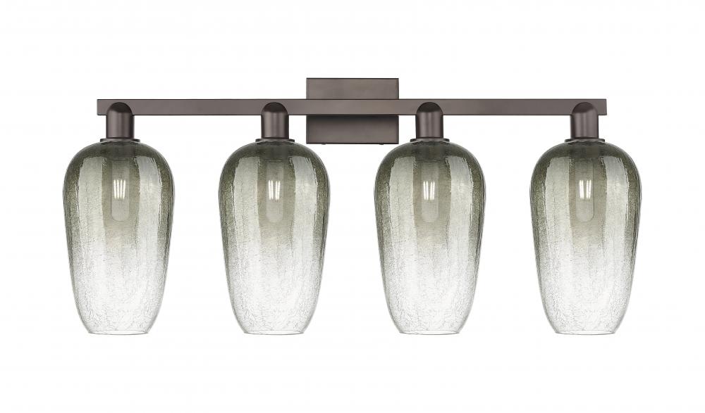 Brookhaven Flute - 4 Light - 36 inch - Oil Rubbed Bronze - Bath Vanity Light