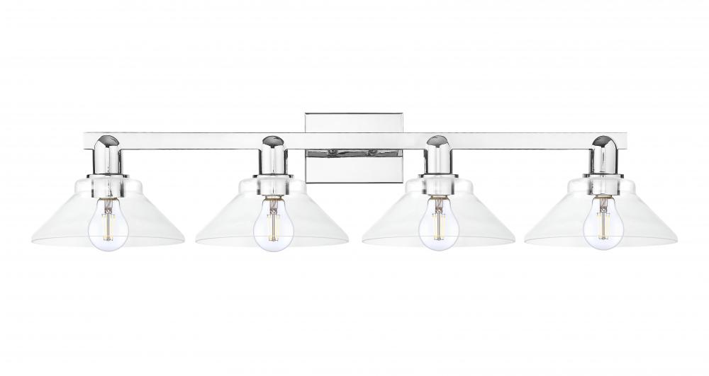 Orwell - 4 Light - 35 inch - Polished Chrome - Bath Vanity Light