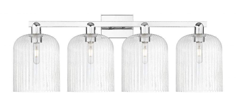 Bridal Veil - 4 Light - 35 inch - Polished Chrome - Bath Vanity Light