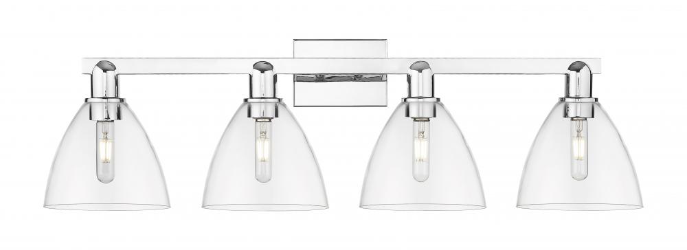 Bristol - 4 Light - 35 inch - Polished Chrome - Bath Vanity Light