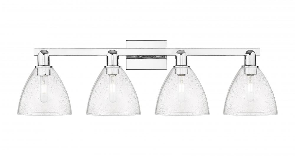 Bristol - 4 Light - 35 inch - Polished Chrome - Bath Vanity Light