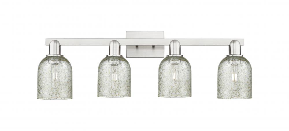 Caledonia - 4 Light - 32 inch - Brushed Satin Nickel - Bath Vanity Light