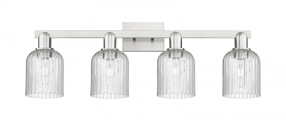 Bridal Veil - 4 Light - 36 inch - Brushed Satin Nickel - Bath Vanity Light