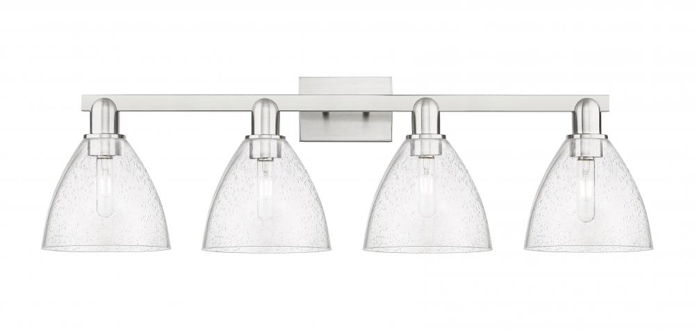 Bristol - 4 Light - 35 inch - Brushed Satin Nickel - Bath Vanity Light