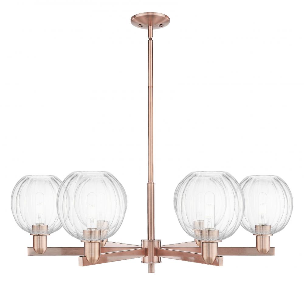 Preston Globe - 6 Light - 24 inch - Antique Copper - Chandelier