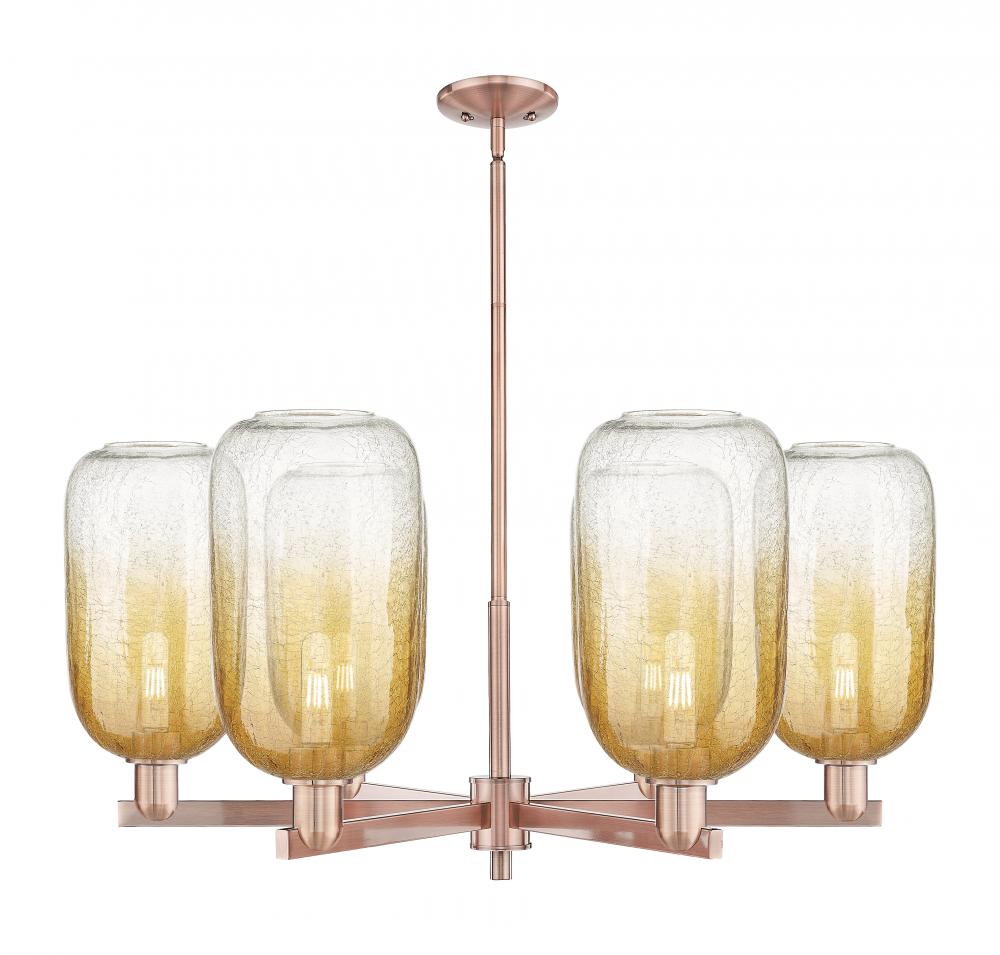 Brookhaven Cloche - 6 Light - 24 inch - Antique Copper - Chandelier