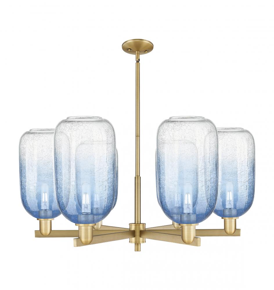 Brookhaven Cloche - 6 Light - 24 inch - Brushed Brass - Chandelier