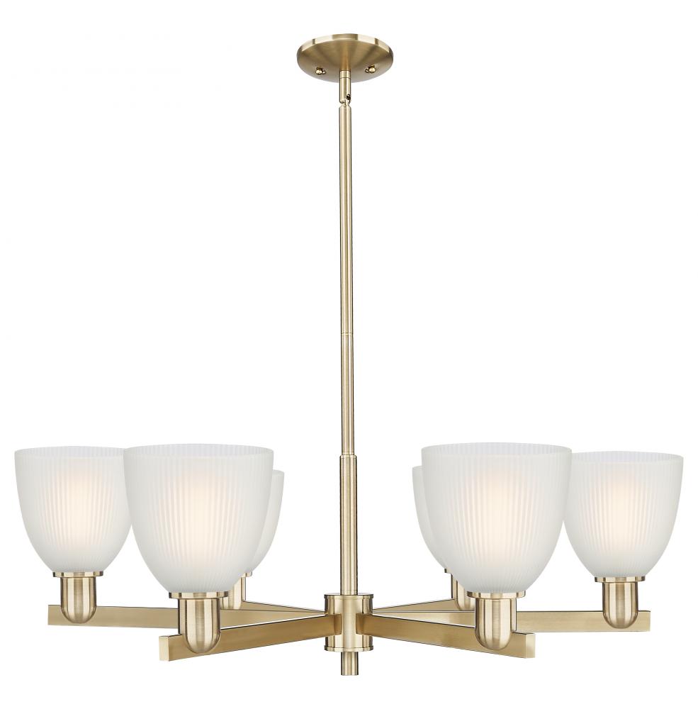 Castile - 6 Light - 36 inch - Champagne Bronze - Stem hung - Chandelier