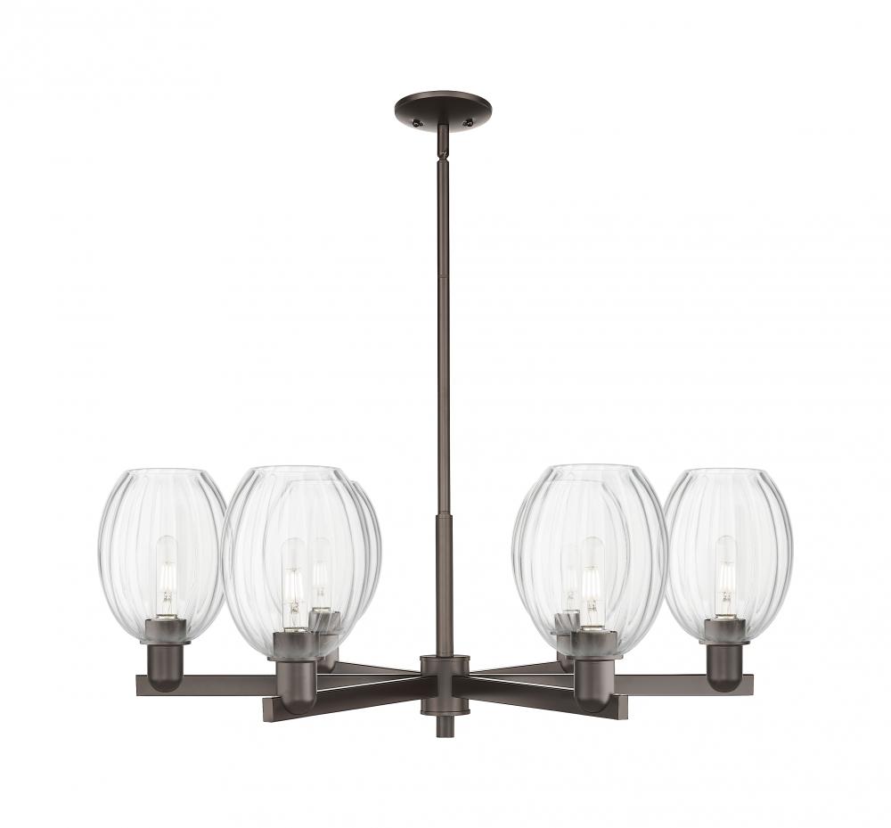 Preston Bulb - 6 Light - 24 inch - Oil Rubbed Bronze - Chandelier