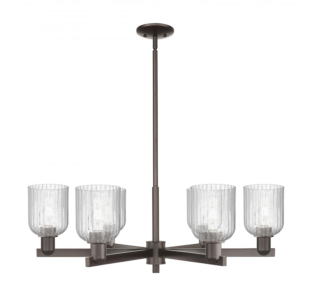 Bridal Veil - 6 Light - 24 inch - Oil Rubbed Bronze - Chandelier