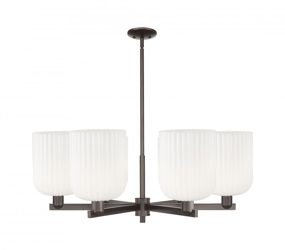 Bridal Veil - 6 Light - 38 inch - Oil Rubbed Bronze - Chandelier