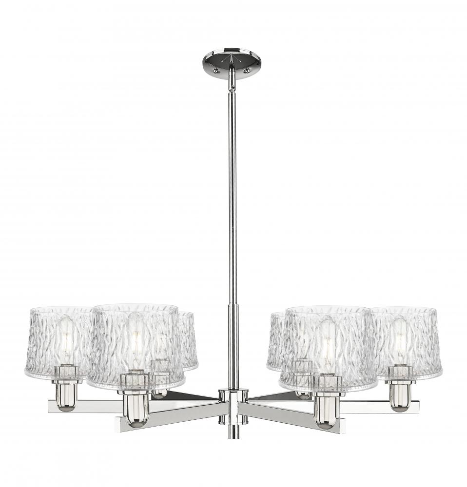 Niagara - 6 Light - 36 inch - Polished Nickel - Stem hung - Chandelier