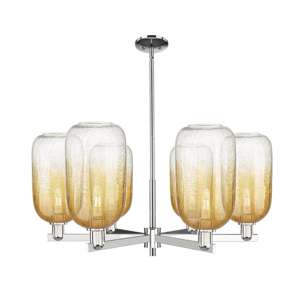 Brookhaven Cloche - 6 Light - 24 inch - Polished Nickel - Chandelier