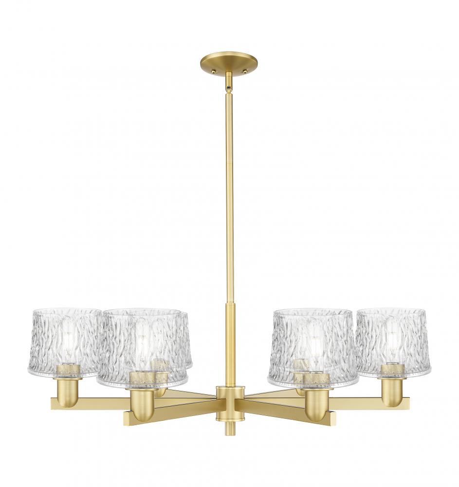 Niagara - 6 Light - 36 inch - Satin Gold - Stem hung - Chandelier