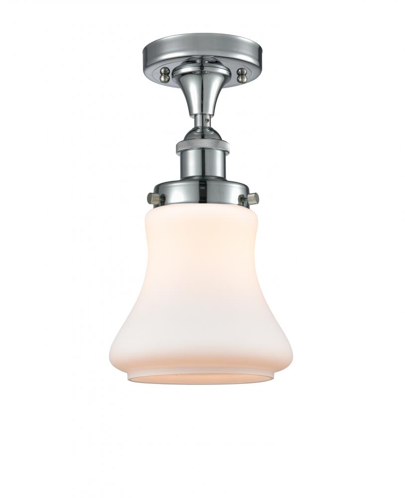 Bellmont - 1 Light - 6 inch - Polished Chrome - Semi-Flush Mount