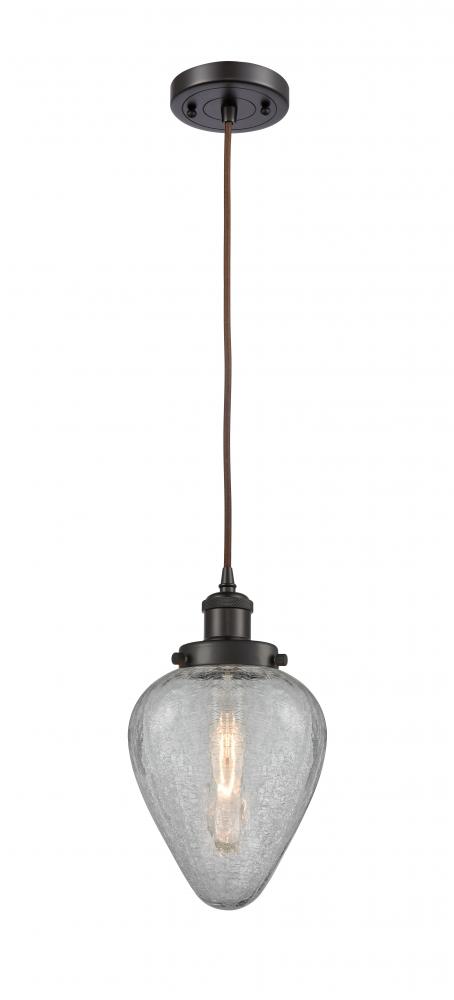 Geneseo - 1 Light - 6 inch - Oil Rubbed Bronze - Cord hung - Mini Pendant