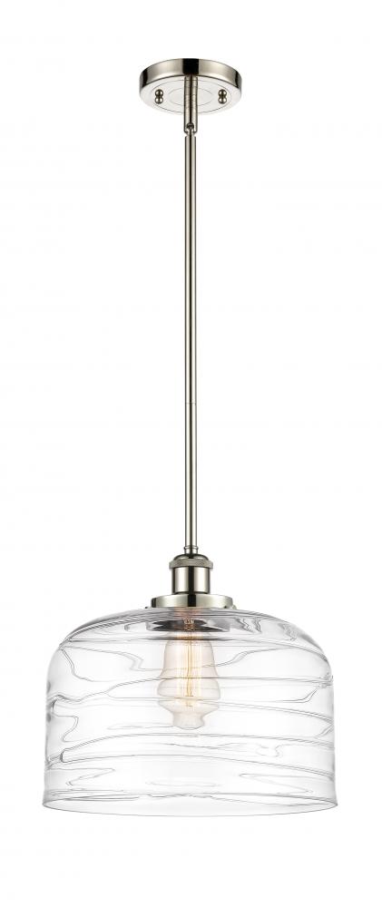 Bell - 1 Light - 12 inch - Polished Nickel - Mini Pendant